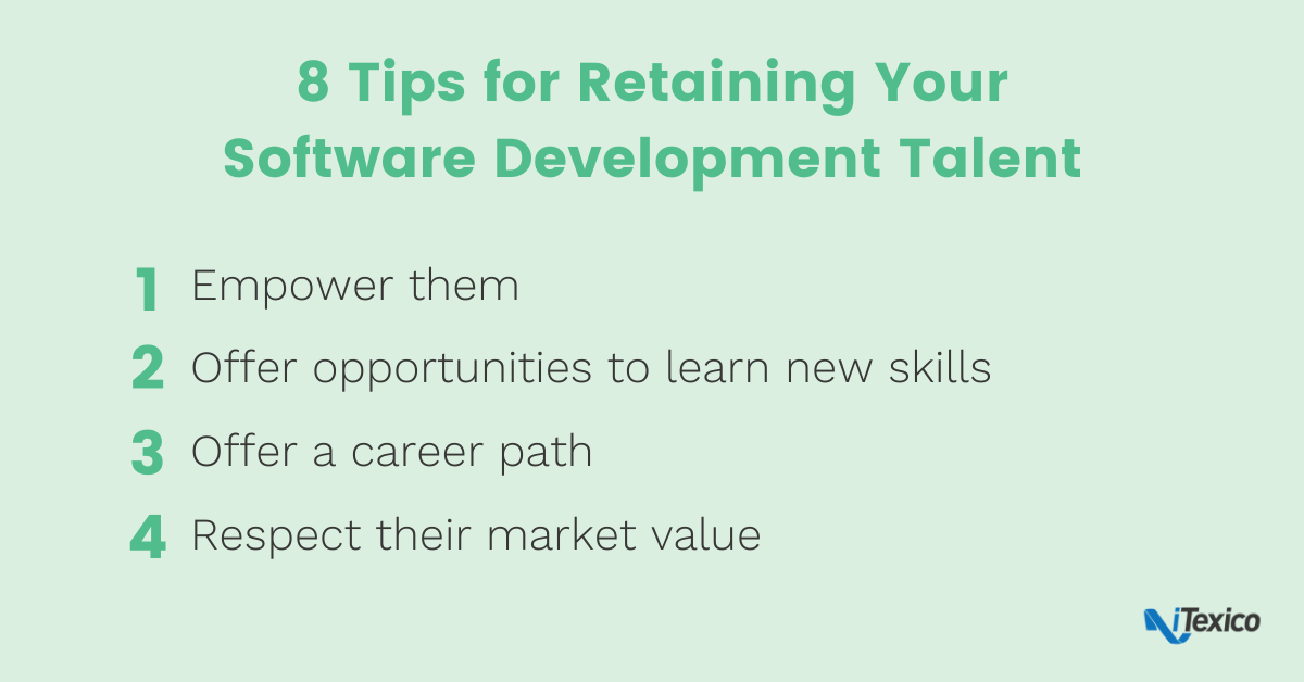 8 Tips for Retaining Software Development Talent