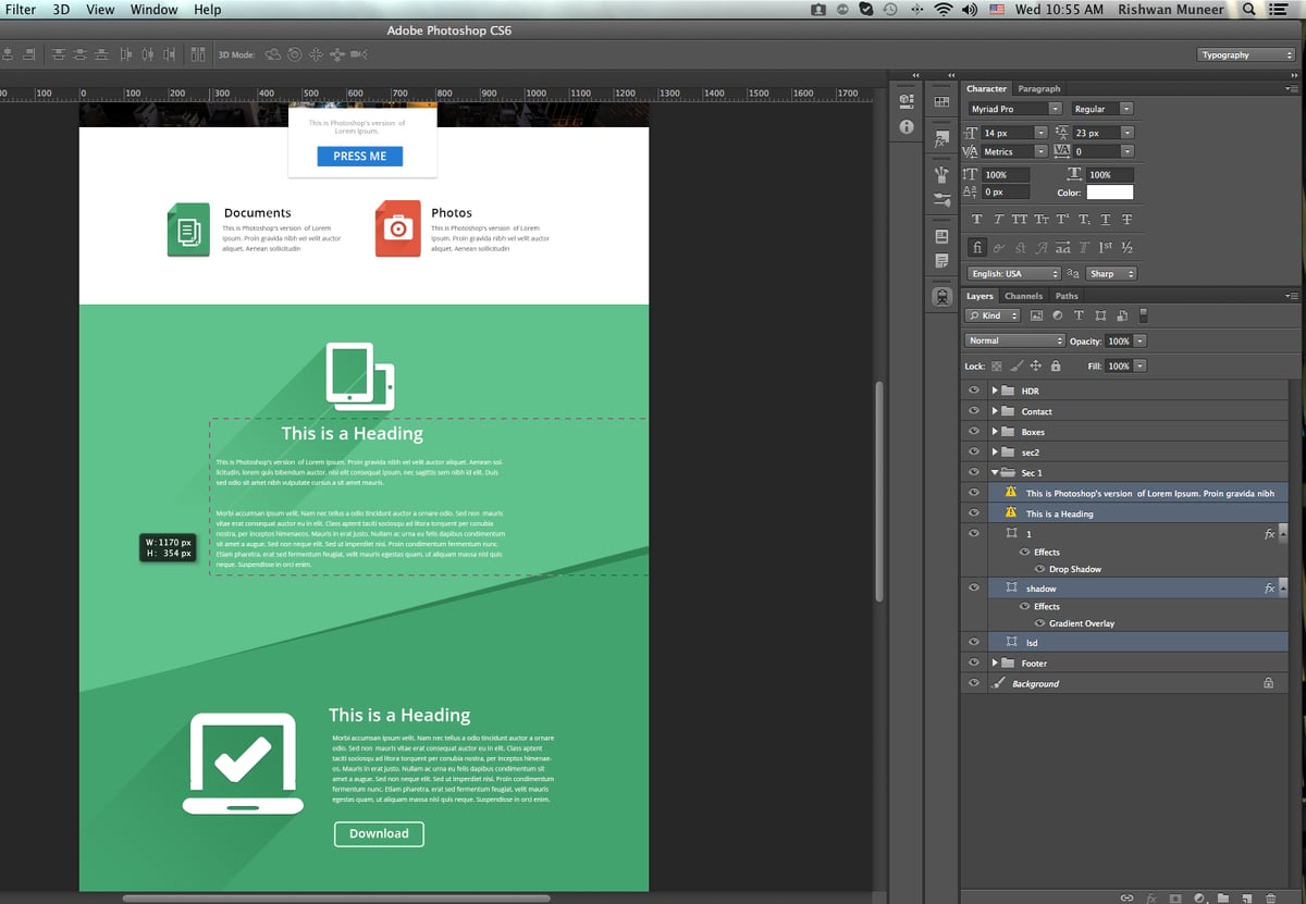 web and mobile ui design top photoshop