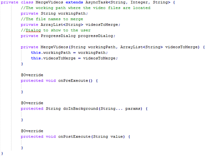 2 class variables