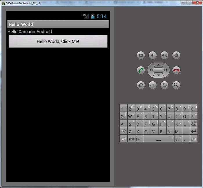 Xamarin hello world